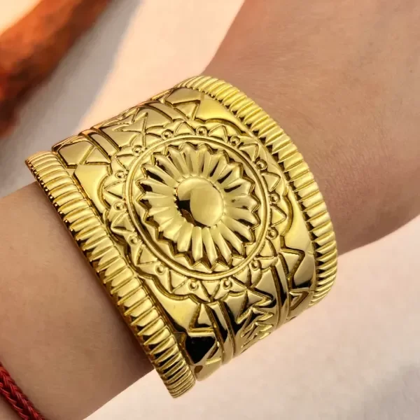 Producto - Pulsera ancha Alma Dorada