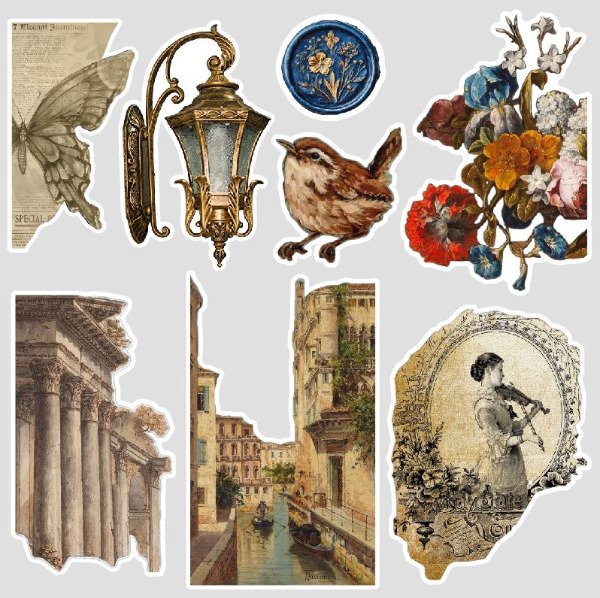 Producto - Plancha de stickers decorativos 031