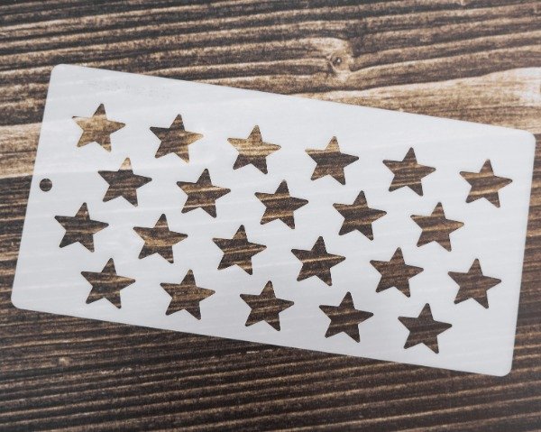 Producto - STENCIL B008 - ESTRELLAS NAVIDAD