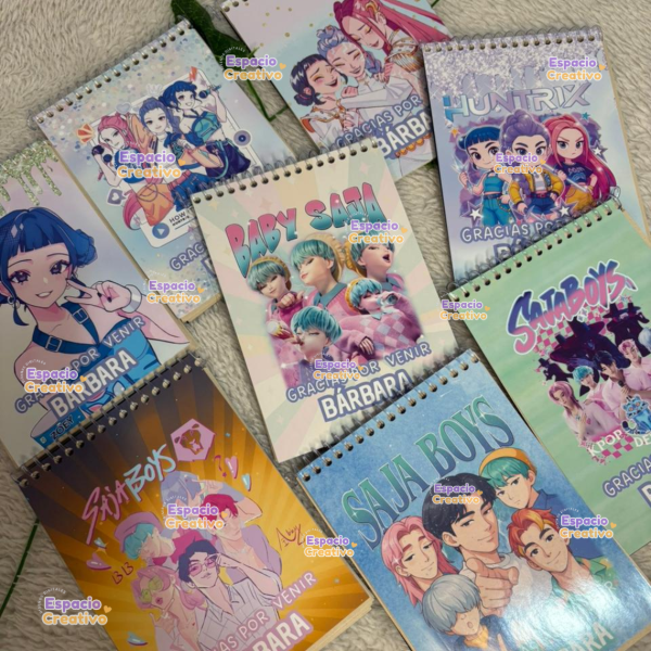 Producto - Pack anotadores Guerreras del Kpop