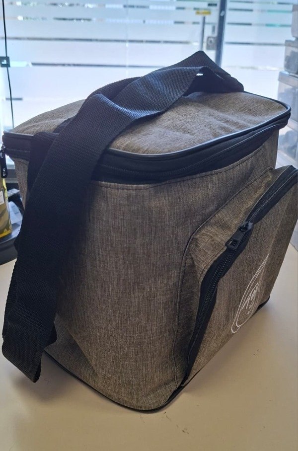 Producto - TOXIC SHINE BOLSO ORGANIZADOR GRANDE JASPEADO GRIS CLARO
