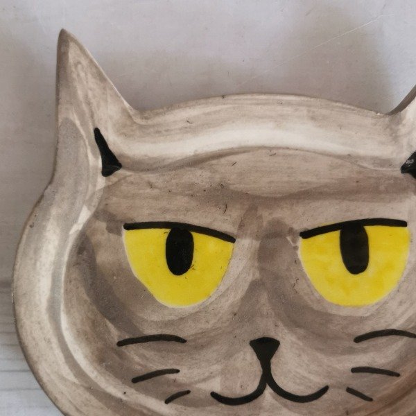 Producto - Plato Gato Gris - 1