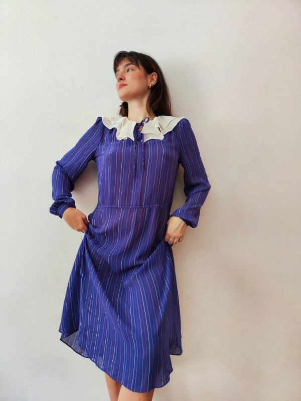 Vestido Gasa A lineas — imagen 3