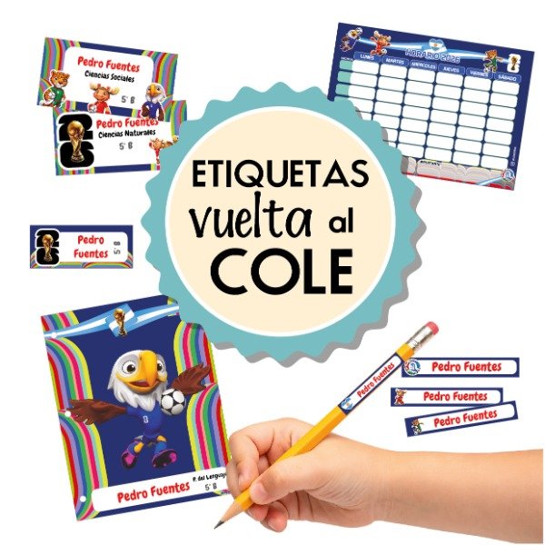 Producto - ETIQUETAS ESCOLARES - MUNDIAL 2026