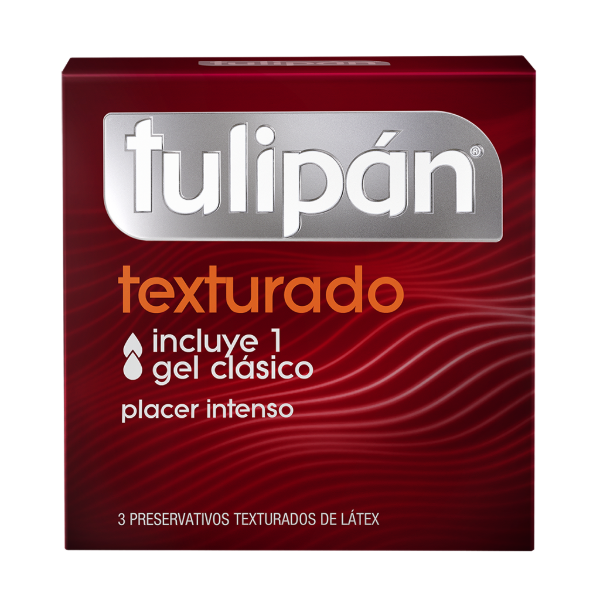 Producto - PRESERVATIVOS DE LÁTEX X 3 TULIPÁN TEXTURADO