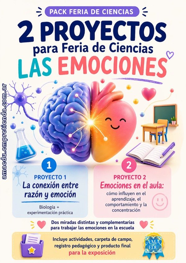 Producto - 2 Proyectos Feria de Ciencias - LAS EMOCIONES