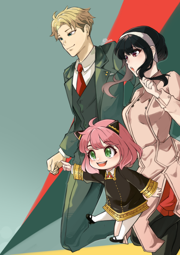 Producto - Postal Spy x Family (x unidad)