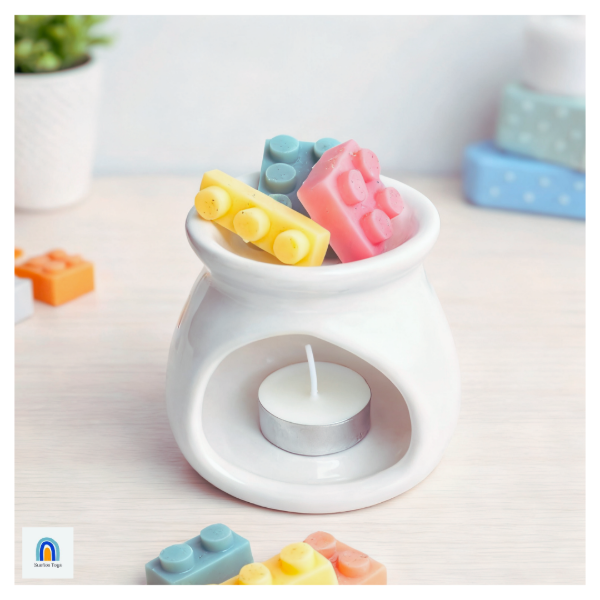 Producto - Souvenir hornito aromático + wax melts Bloques (MÍNIMO 10 UNIDADES)