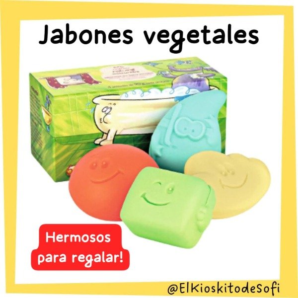 Producto - Jabones vegetales infantiles x4
