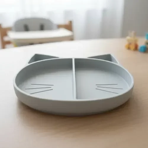 Producto - Plato Silicona Gato