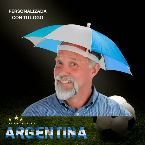 Producto - Paraguas Sombrero Argentina Personalizado