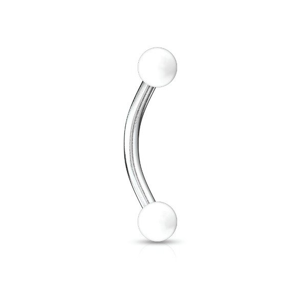 Producto - Mini Banana Bola Acrílica Blanca