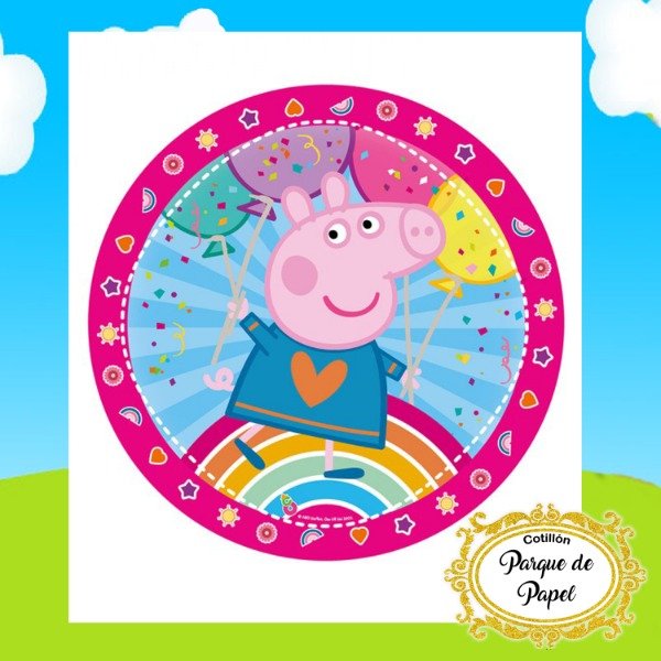 Producto - Plato Peppa Pig (x10 unidades)