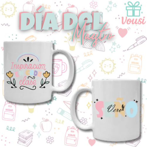 Producto - Taza de porcelana Día del maestro