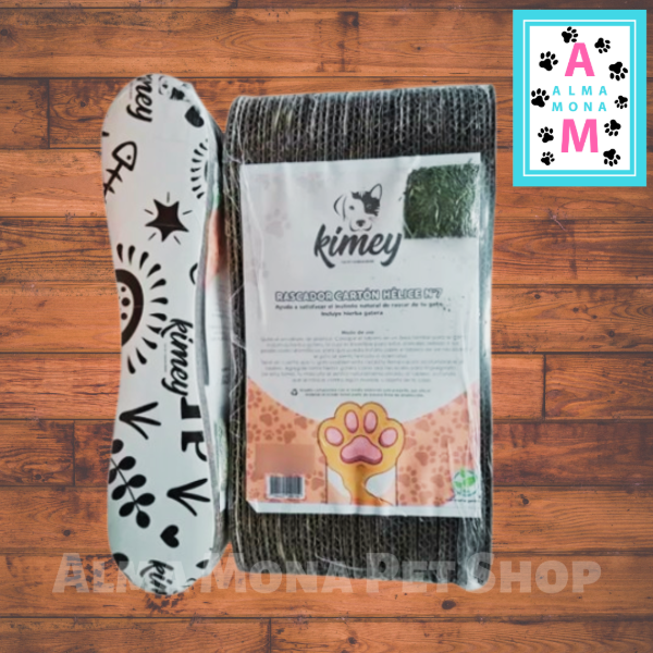 Producto - KIMEY RASCADOR DE CARTÓN CON CATNIP PARA GATO HÉLICE CHICO