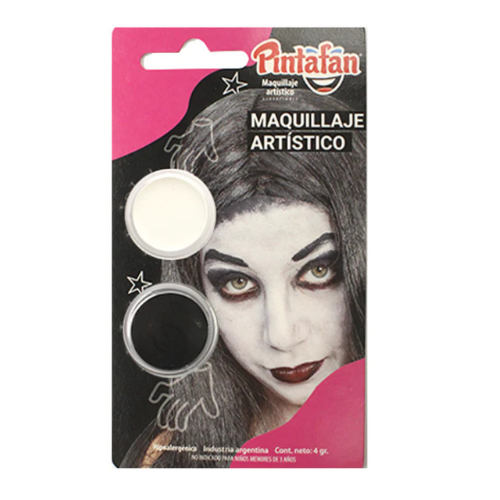 Producto - Maquillaje artistico X2 Blanco y negro