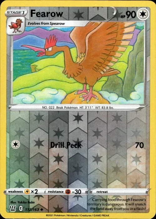 Producto - Fearow - 112/163 - Battle Styles - Reverse Holo