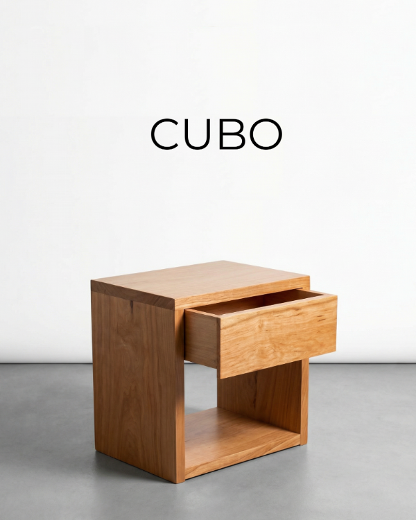 Producto - mesita de luz cubo