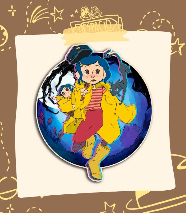 Producto - Stickers Coraline // Tim Burton Movie