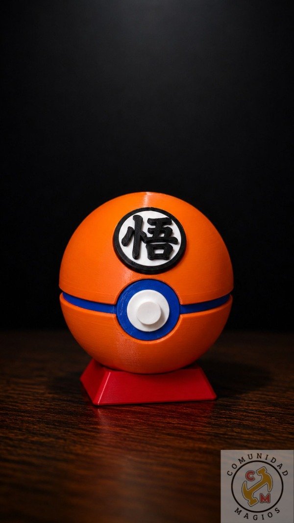 Producto - Pokébola Goku Dragon Ball Impresa en 3D