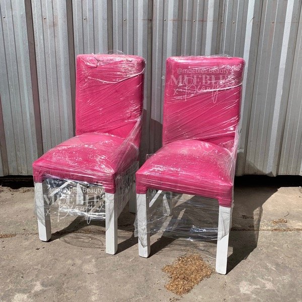 Producto - Silla de pana fucsia x unidad