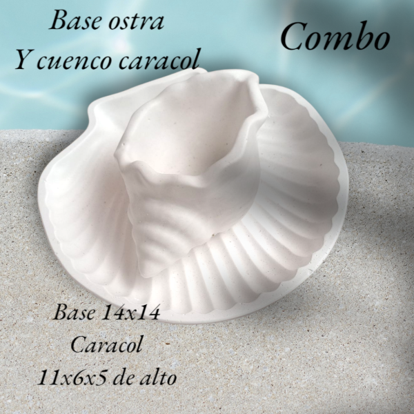 Producto - Base ostra y caracol onda