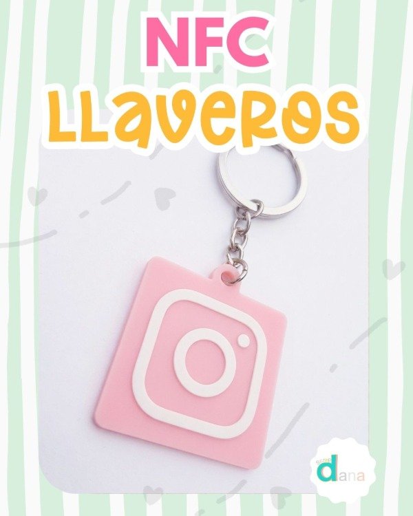 Producto - NFC LLAVEROS - 3D - 1