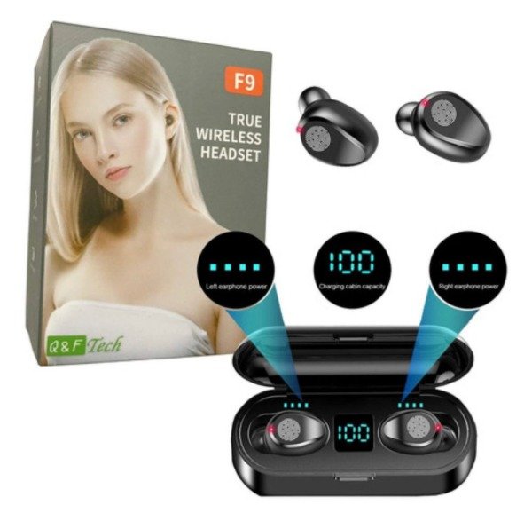 Producto - AURICULARES INALAMBRICOS F9