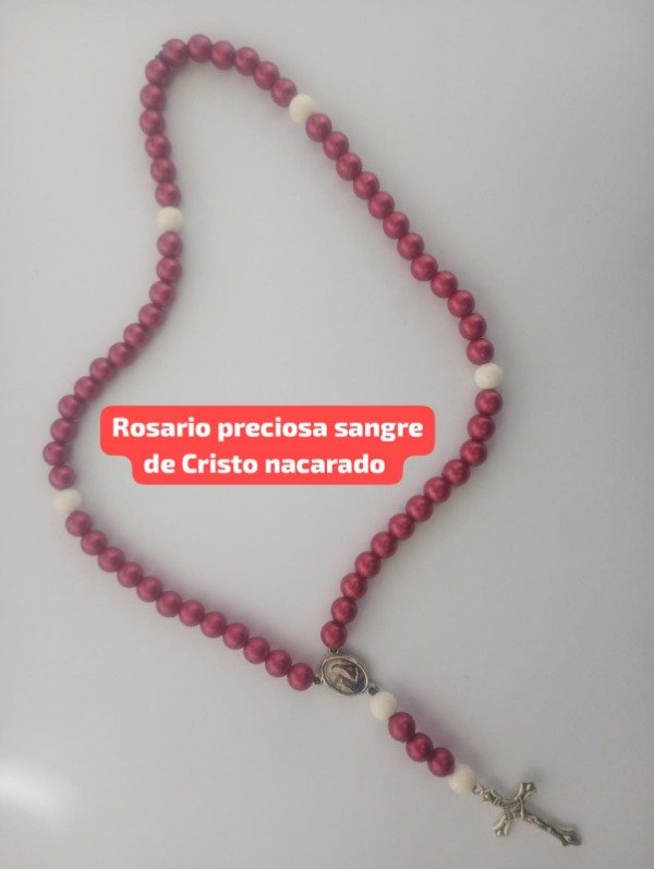 Producto - Rosario de la preciosa sangre de Cristo