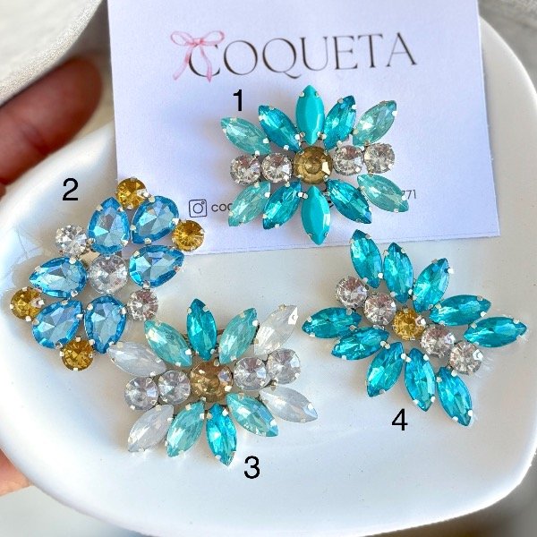 Producto - Escarapelas Bandera Argentina con Gemas