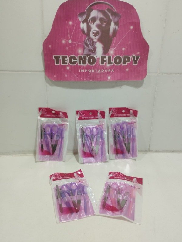 Producto - Set de belleza pinza tijera lima x5 pcs