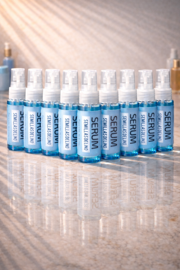 Producto - Comprando 12 sérum semi de lino v-blue x 30 ml