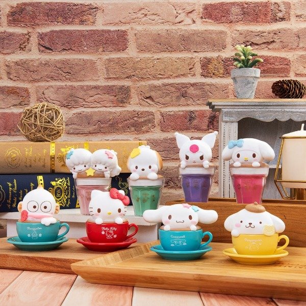 Producto - Set SANRIO Latte Art Ver. - 10cm (Por unidad) A INGRESAR
