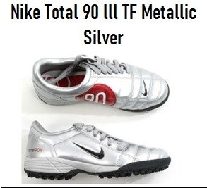 Producto - Nike Total 90 lll TF Metallic Silver