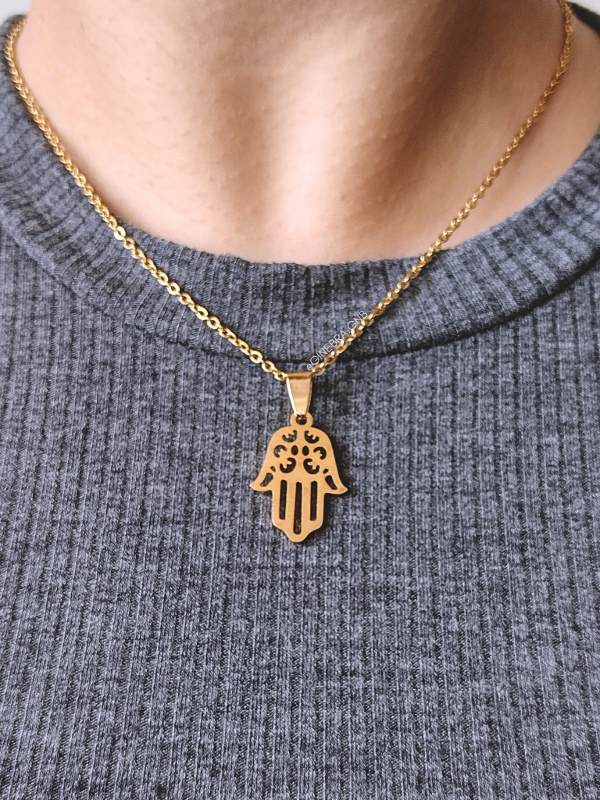 Producto - Dije Fatima Gold (sin cadena)  DISCONTUNUO