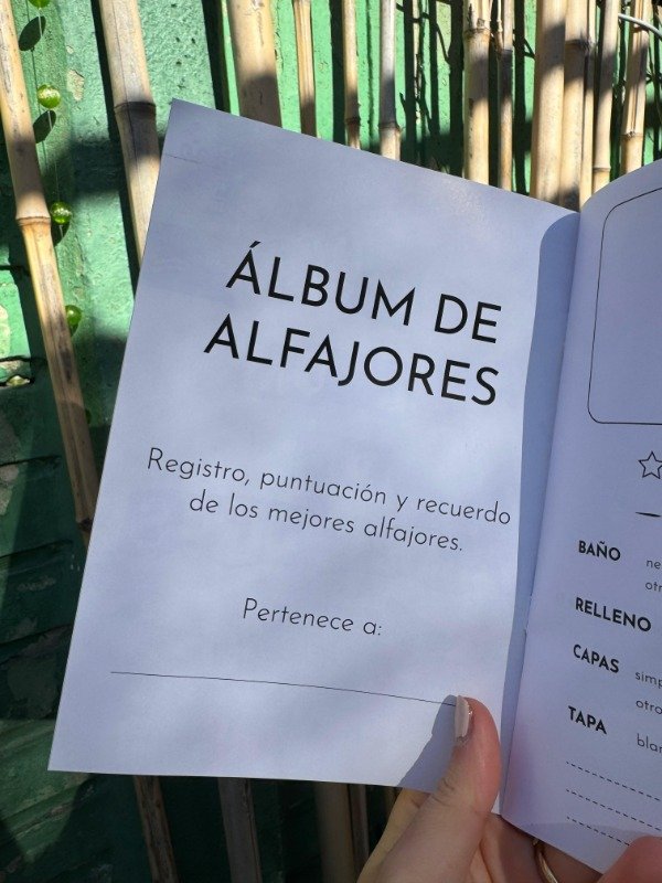 Producto - Álbum ranking alfajores - 1
