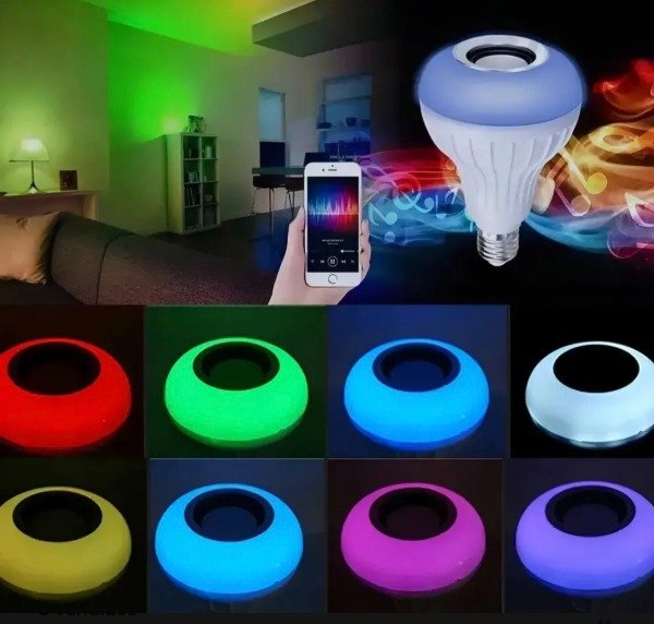 Producto - Foco Parlante RGB - 1