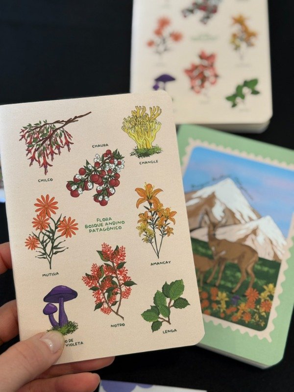 Producto - Libreta FLORES PATAGÓNICAS