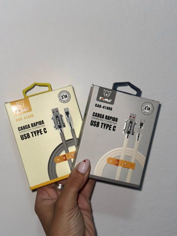 Producto - Cable de Datos USB a Tipo C Punta Metálica