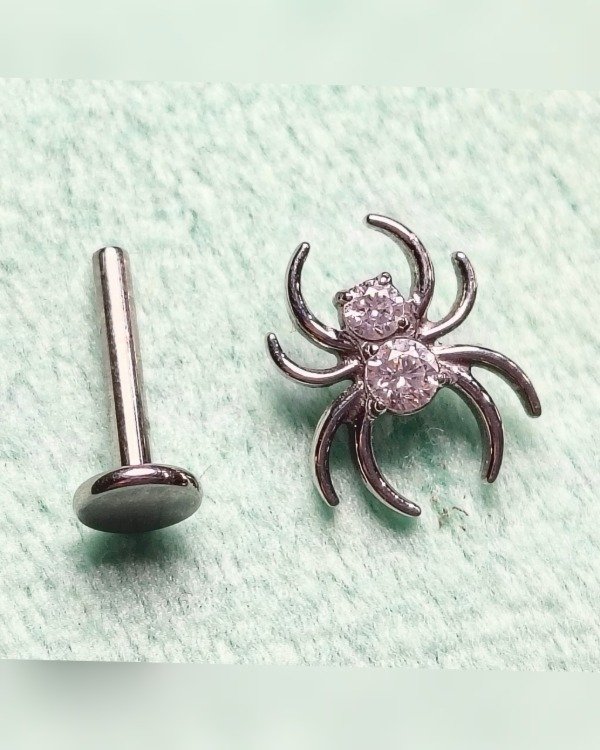 Producto - Tit. Labret y Top Spider Zircon. Grosor 1.2mm