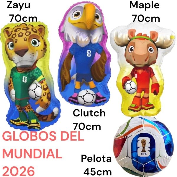 Producto - Globos del mundial