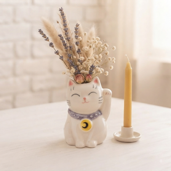 Producto - Florero gatito hecho a mano