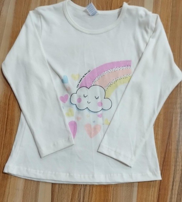 Producto - REMERA MANGA LARGA NIÑA ARCOIRIS