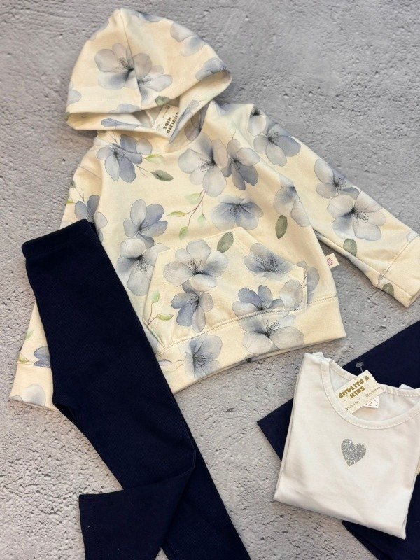 Producto - Buzito beba rustico flores lavanda