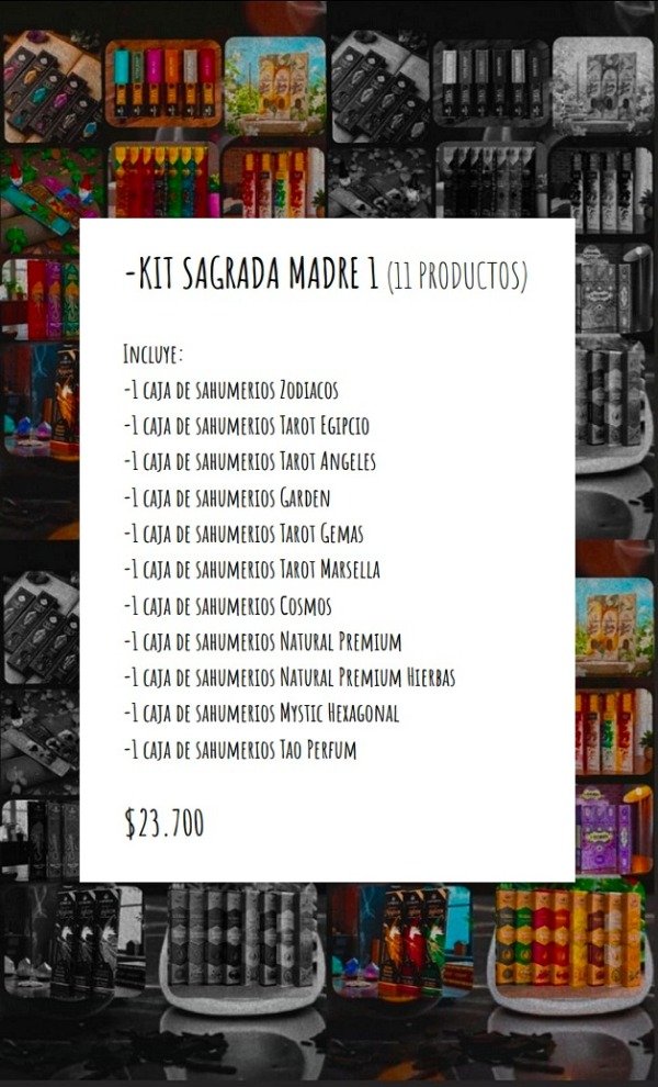 Producto - Kit Sagrada Madre 1