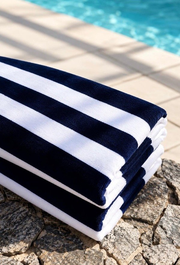 Producto - Toallón Playa Rayas XL - Home Collection - 1