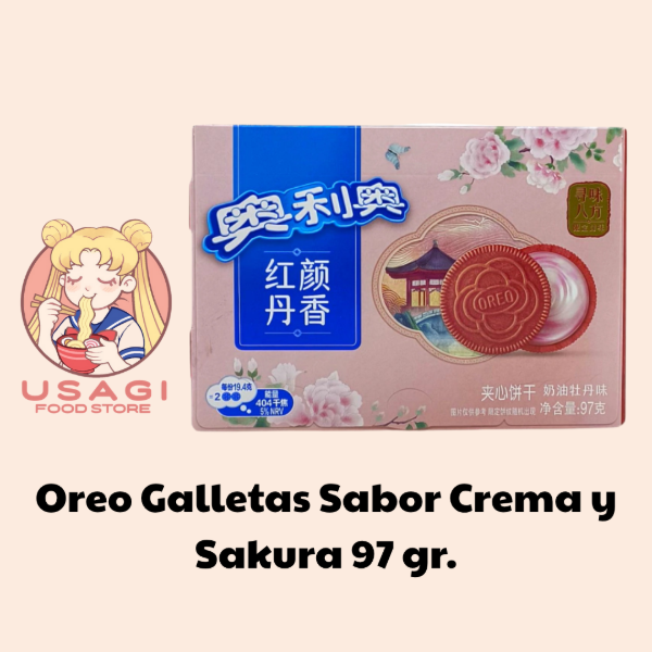 Producto - Oreo Galletas sabor crema y sakura 97 gr