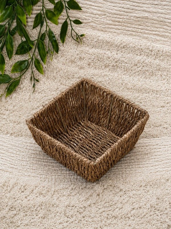 Producto - Cesta De Mimbre 14x14cm