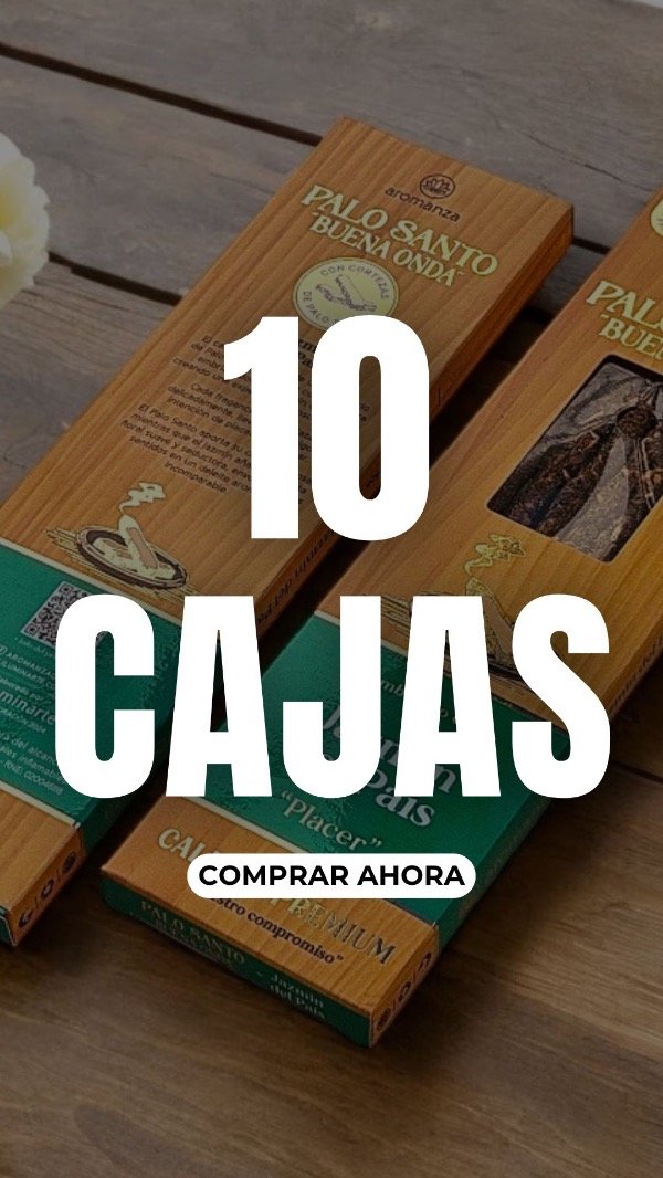 Producto - 10 CAJAS PALO SANTO BUENA ONDA (surtidos)