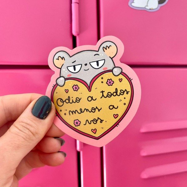 Producto - Sticker die cut Vinilo Menos a vos